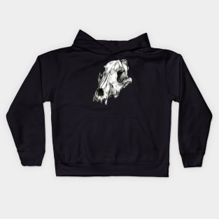 Canine Skull Kids Hoodie